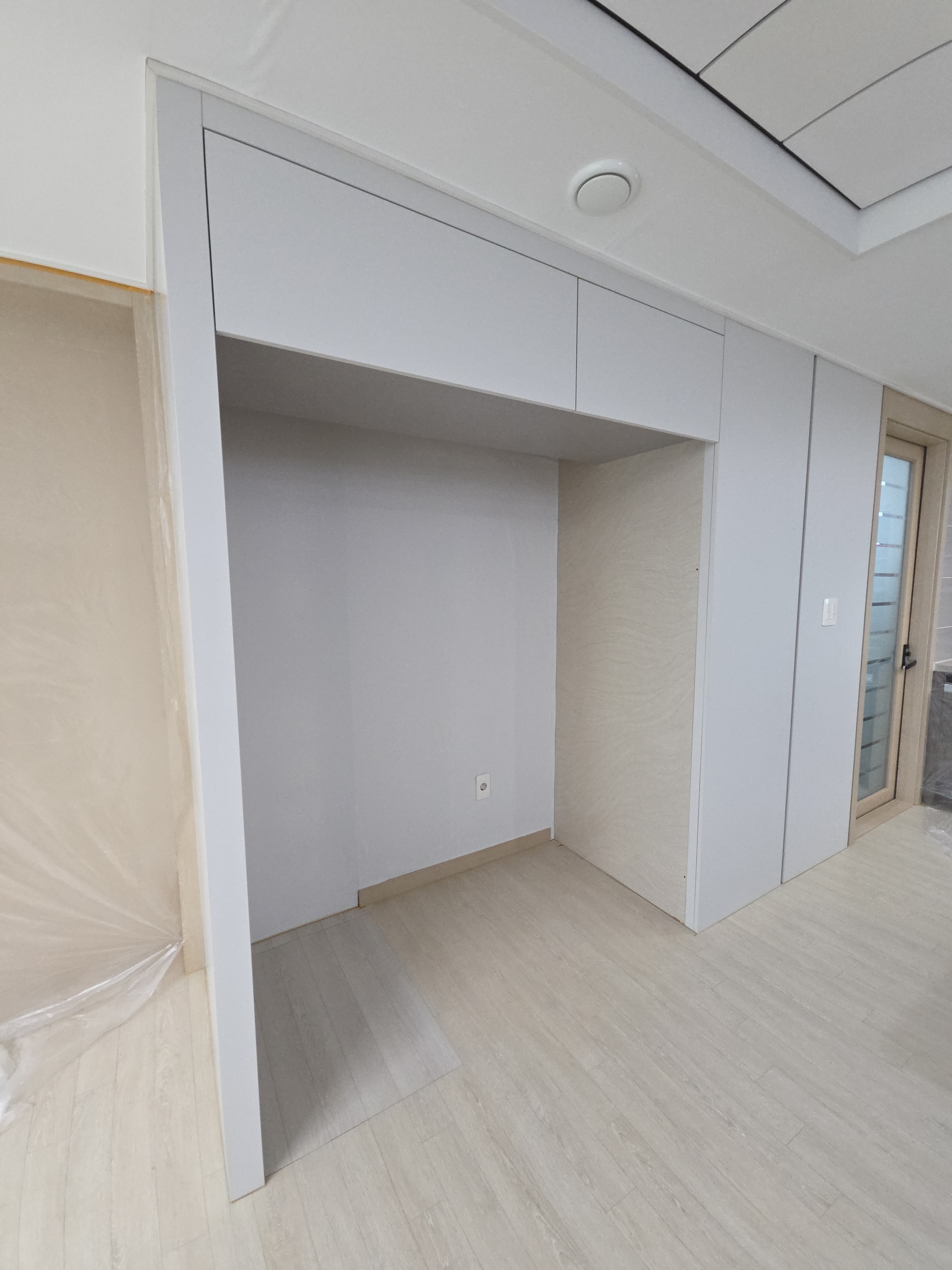 수납장 시공 후